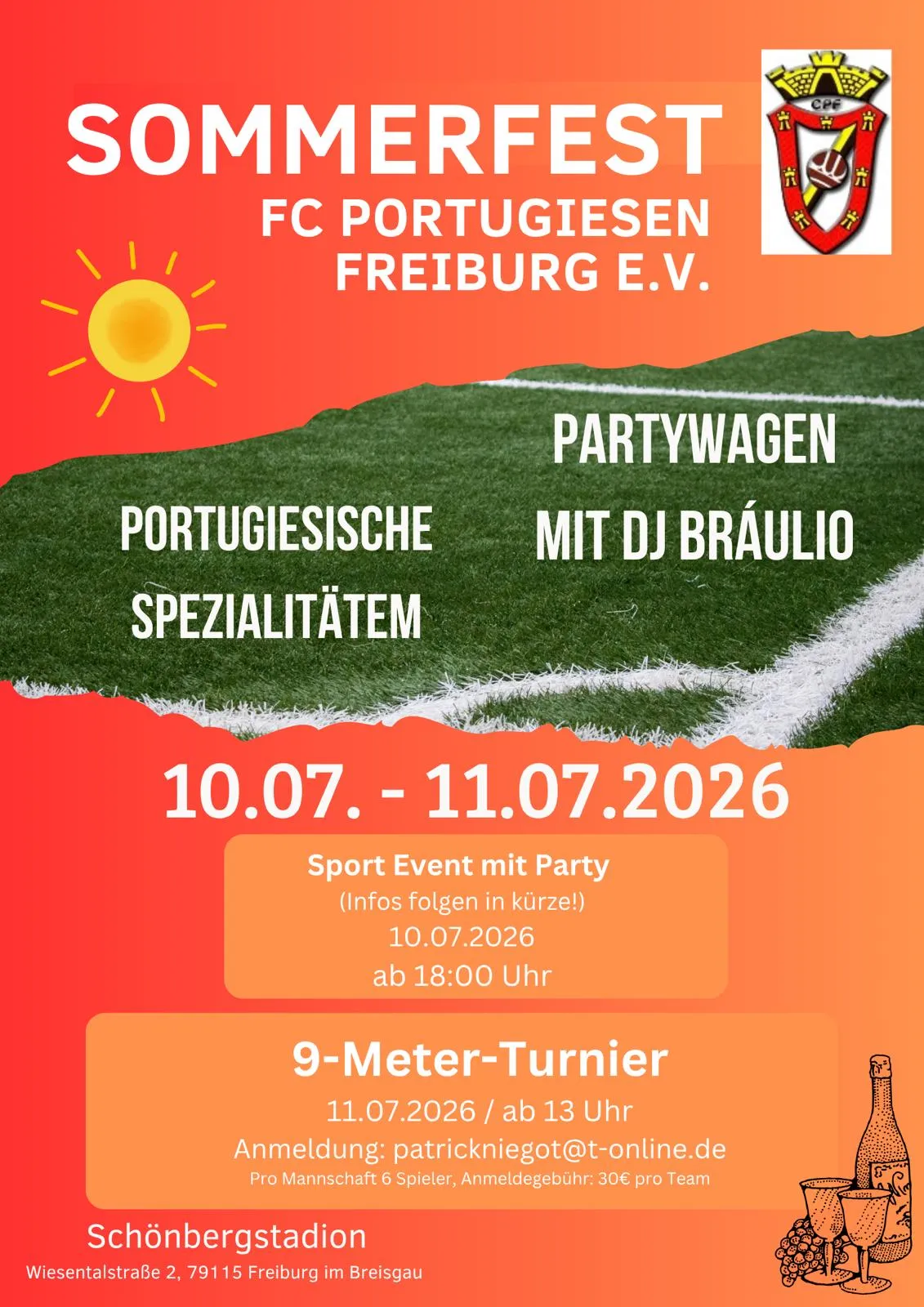 Plakat Sommerfest mit Programm